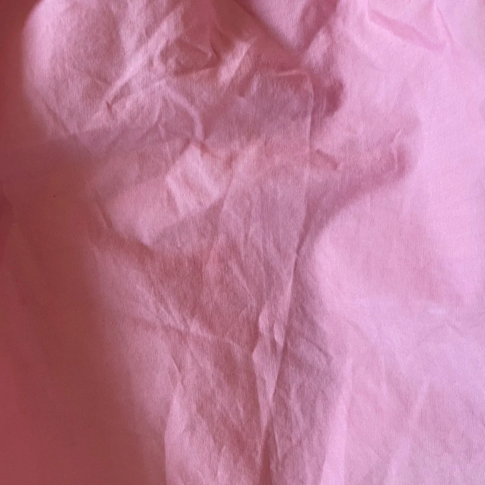 LOFT Pink Cold-Shoulder Embroidered Blouse with Tie Detail Size Large - Picture 5 of 8